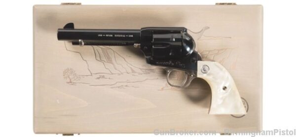 Colt SAA 45 5.5" Blue/Nickel Nevada1964 Cased Cnt.