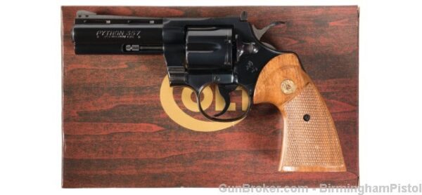 Colt Python .357 Mag 4" Blue Walnut 1983 Box