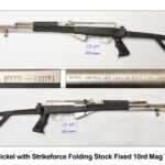 SKS Nickel with Strikeforce Folding Stock Fixed 10rd mag 7.62x39