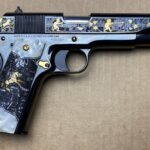 Colt Aztec Jaguar Azul 1911 38 Super 1 of 20 Limited Edition Serial #7 02991Z