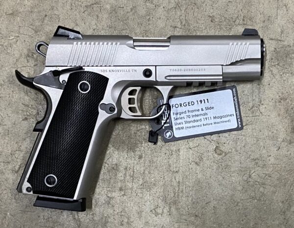 SDS Imports 1911 45 ACP Stainless Commander W/ Rail 1911CSS45R