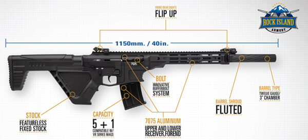 RIA Rock Island Armory VR80 12 GA VR80-FL-MRB