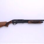 Omega P12M Black Chrome Walnut Pump Shotgun