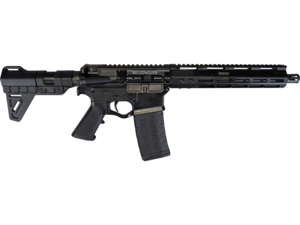 ATI Omni Hybrid Maxx AR15 Pistol, .300 Black 10.5" Barrel, Black 10" M-Lok Rail w/Brace - ATIGOMX300ML10P4B