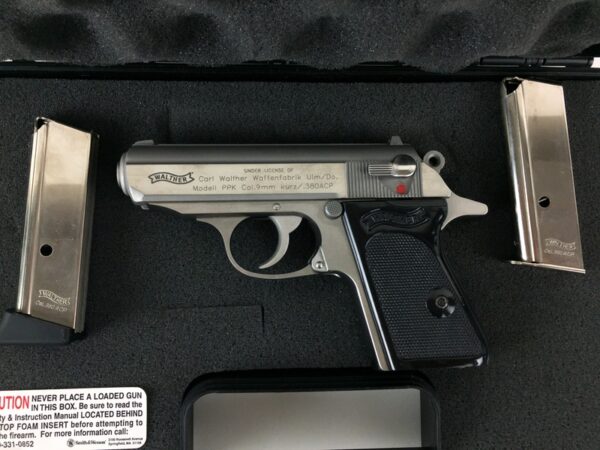 Walther PPK .380 3.35" 2x6rd Mags Used