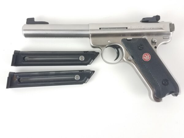 Ruger Mark III KMK-512 5" SS 2 Mags Used