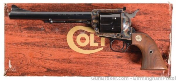 Colt New Frontier SAA 45 7.5" Blue/Case Box 1979