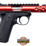 Ruger Mark IV 22/45 Lite 22 LR Davidson's Exclusive Red Threaded Barrel 43910