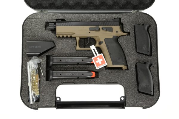 SPHINX SDP COMPACT ALPHA 9mm Pistol FDE Cerakote S4-WWSXX-E025