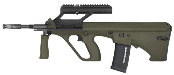 STEYR AUG M1 GREEN NATO x3 optic AR-15 mags 223 W-3X AUGM1GRNNATOO3