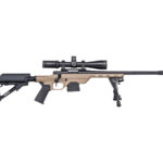 Mossberg MVP Light Chassis/Vortex HS-T Scoped Combo Blued/Tan 5.56mm 16.25-inch 11 Rds