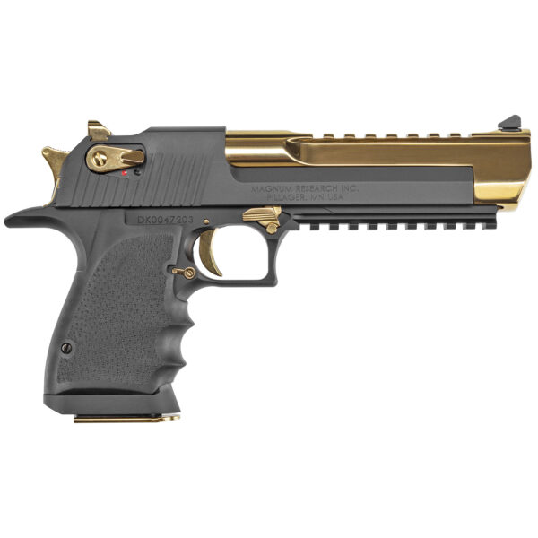 Magnum Research Desert Eagle 50AE MK L6 Black & Gold DE50BATG