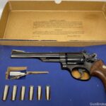 Smith & Wesson Model 53 22 Jet Mag w/ 22 LR inserts 6" 6 shot - great cond.