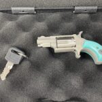 North American Arms NAA Mini Revolver LaserLyte Tactical Teal 22 LR