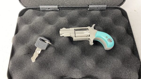 North American Arms NAA Mini Revolver LaserLyte Tactical Teal 22 LR