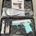 Sig Sauer P365 w/ manual safety - teal frame! 365-9-BXR3-MS