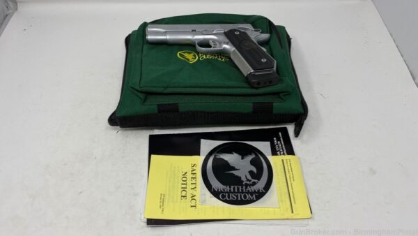 Nighthawk Custom Talon II 1911 .45 ACP .45 Auto 4.25" 8rd night sights