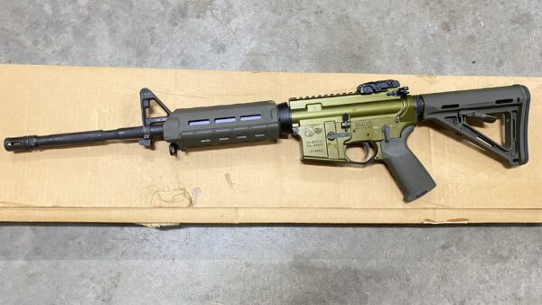 Colt Law Enforcement M4 Carbine LE6920MPGG-B, 5.56mm NATO, 16.1", Black Magpul MOE Stock, OD Green Anodized Finish, 30 Rd 098289019561