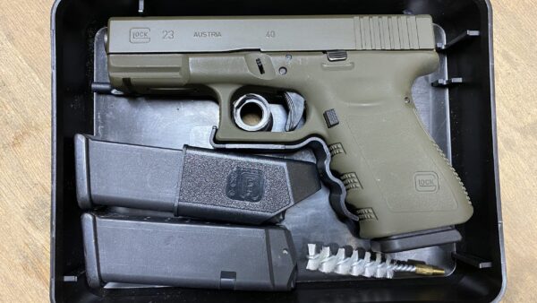 Used Glock 23 Gen 3 G23 40 S&W Green Finish