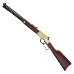 Henry Big Boy Brass Side Gate Polished Hardened Brass Lever Action Rifle - 44 Magnum - 20in