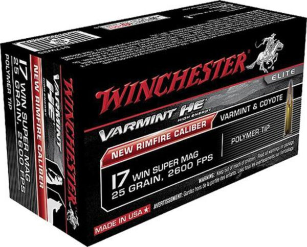 Winchester Varmint HV .17 Winchester Super Magnum 20gr