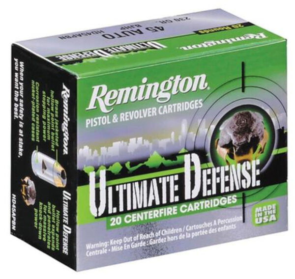 Remington Ultimate Home Defense 45 ACP 230gr