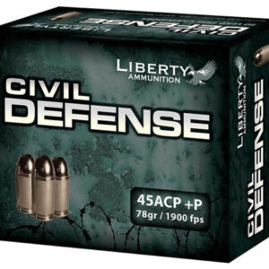 Liberty Ammo Civil Defense 45 ACP+P