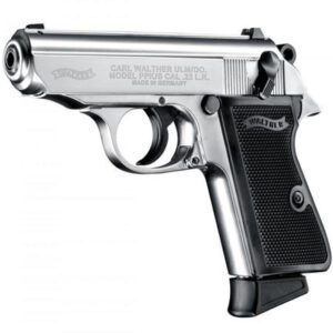 Walther PPK/S .22 L.R. 3" Barrel Nickel 10 Round