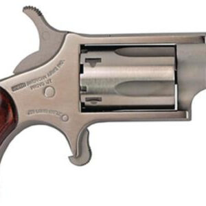 NAA 22LR Mini-Revolver 22LR 1.12" 5rd Rosewood Grip Stainless