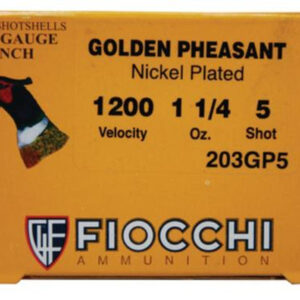 Fiocchi Golden Pheasant Nickel 20 Ga