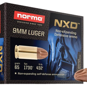 Norma Non-eXpanding Defensive 9mm