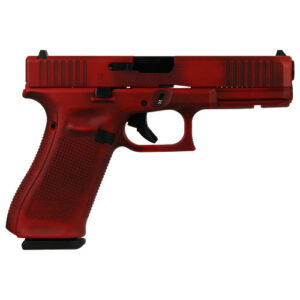 Glock 17 G5 Custom "Distressed Red" 9mm