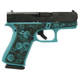 Glock 43x Custom "Tiffany & Paisley" 9mm Luger