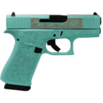 Glock G43x Custom "Tiffany Glock & Roses" 9mm