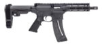 Smith & Wesson M&P15 Pistol 22 LR 8" Black Carbon Steel Barrel 25rd