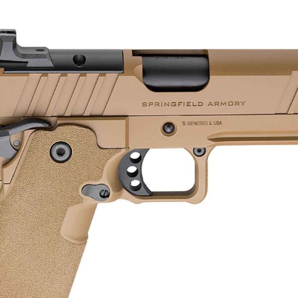 Springfield Armory 1911 DS Prodigy 9mm Luger 4.25in Coyote Brown Cerakote Pistol - 20+1 Rounds