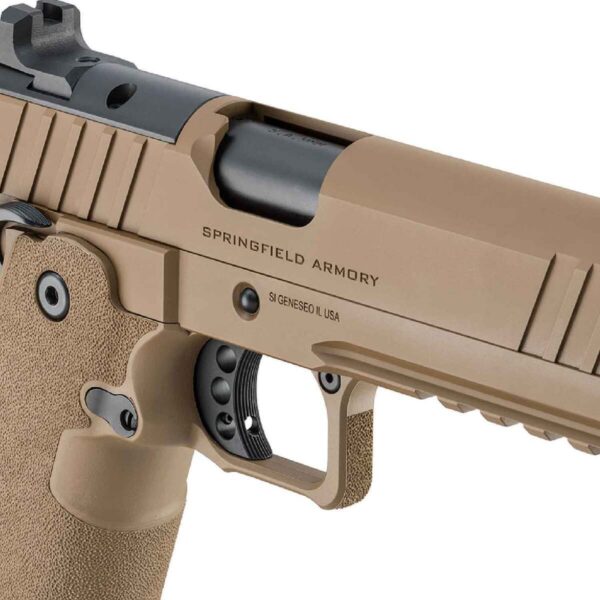 Springfield Armory 1911 DS Prodigy AOS 9mm Luger 5in Coyote Brown Cerakote Pistol - 20+1 Rounds