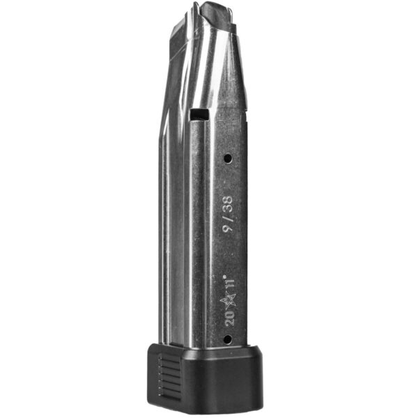 Staccato Super Magazine Stainless Steel Staccato 2011 9mm Handgun - Centerfire - 20 Rounds