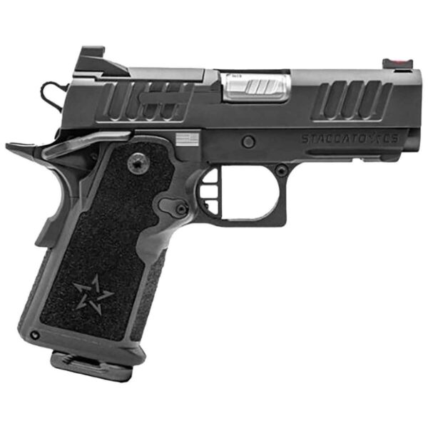 Staccato CS Flat Trigger 9mm Luger 3.5in Black Pistol - 16+1 Rounds