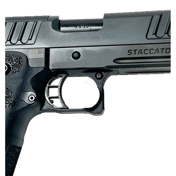 Staccato P Optics Ready Threaded Barrel 9mm Luger 4.4in Black Pistol - 20+1 Rounds